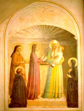 Fra Angelico: Ofiarowanie Chrystusa w wityni