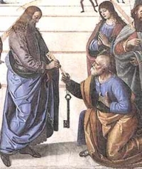 Święty Piotr otrzymuje klucze Królestwa