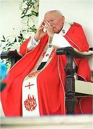 Św. Jan Paweł II w Łowiczu, 14 czerwca 1999 r.