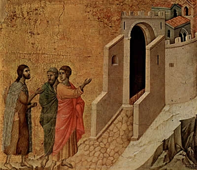 Spotkanie Chrystusa z uczniami w drodze do Emaus
