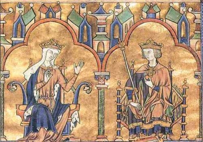Święta Blanka i jej syn, święty Ludwik IX